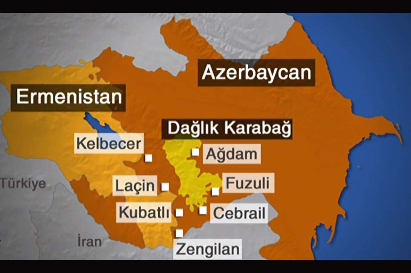 Azerbaycan Meclisi bazı bölgelerde savaş hali ilan etti
